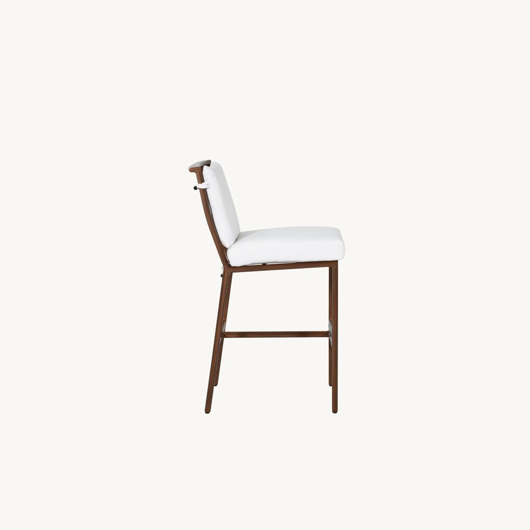 Berkeley Cushioned Armless Bar Stool Castelle