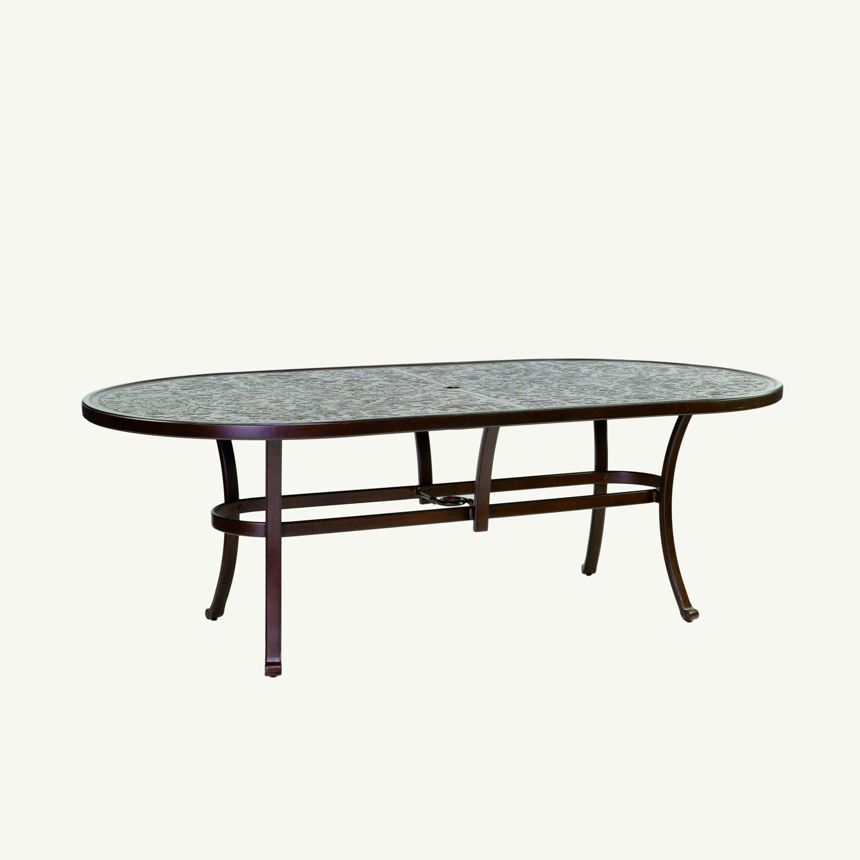 Vintage 84" Oval Dining Table