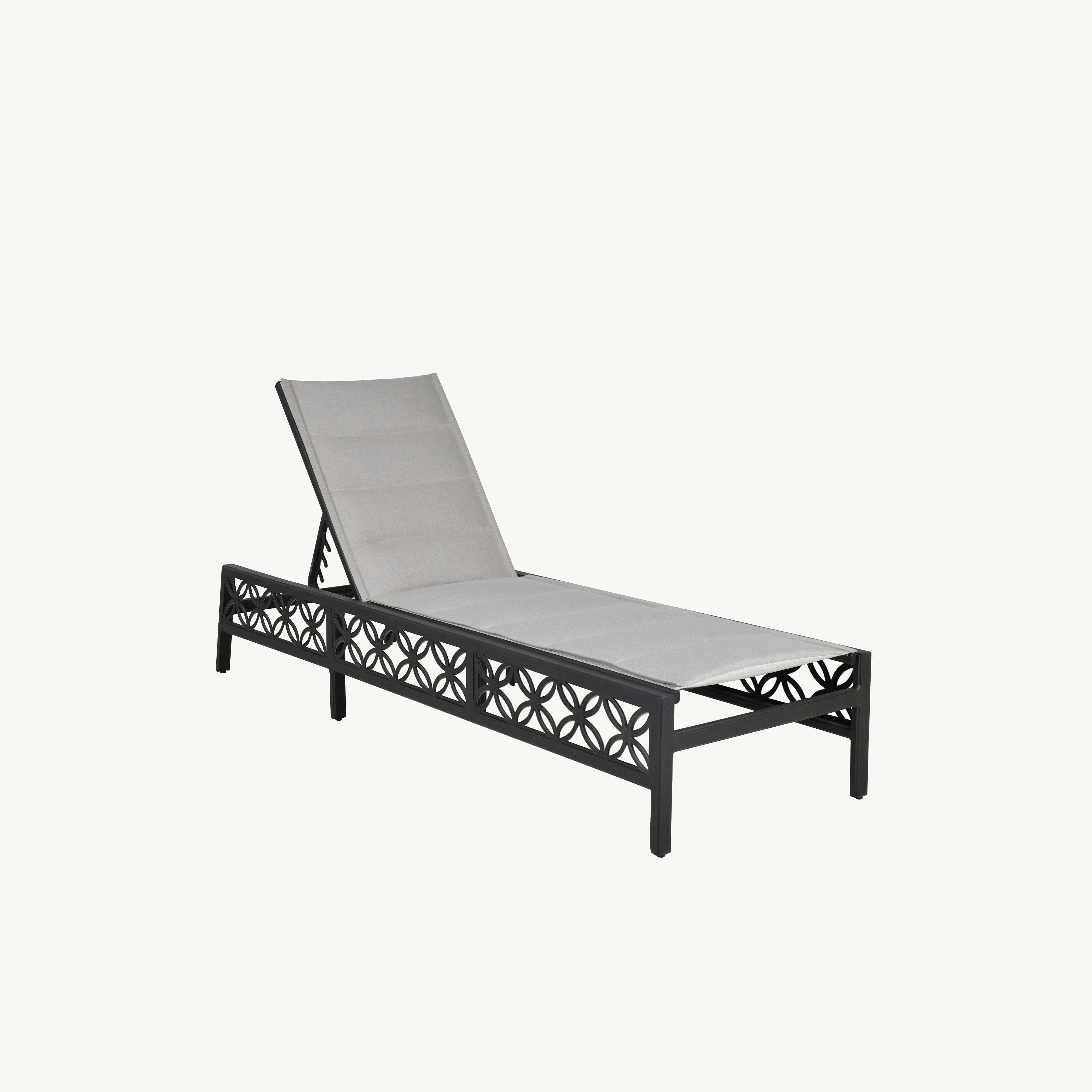 Saxton Sling Chaise - Orleans (w/ optional seat pad)