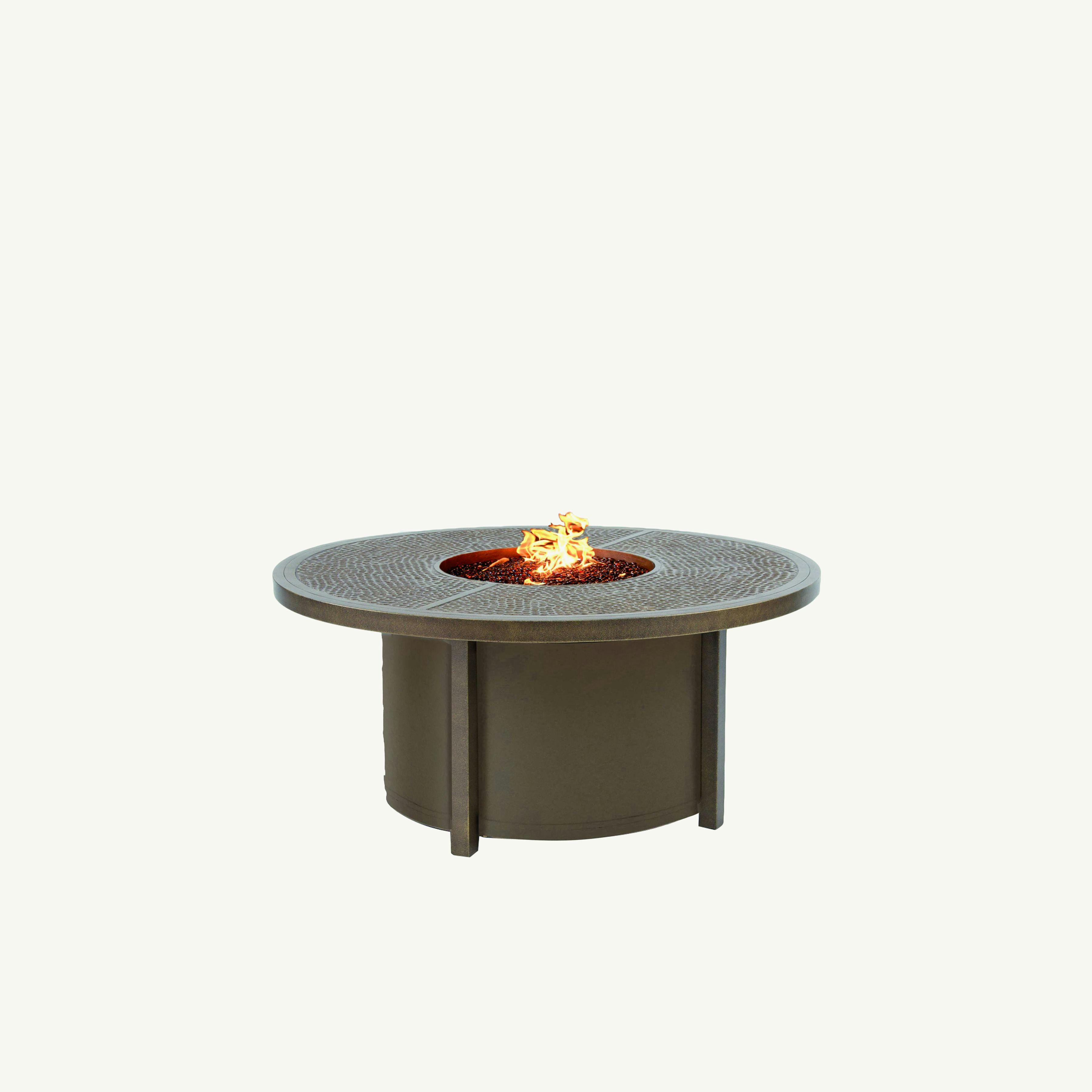 Altra 49" Round Coffee Table With Firepit