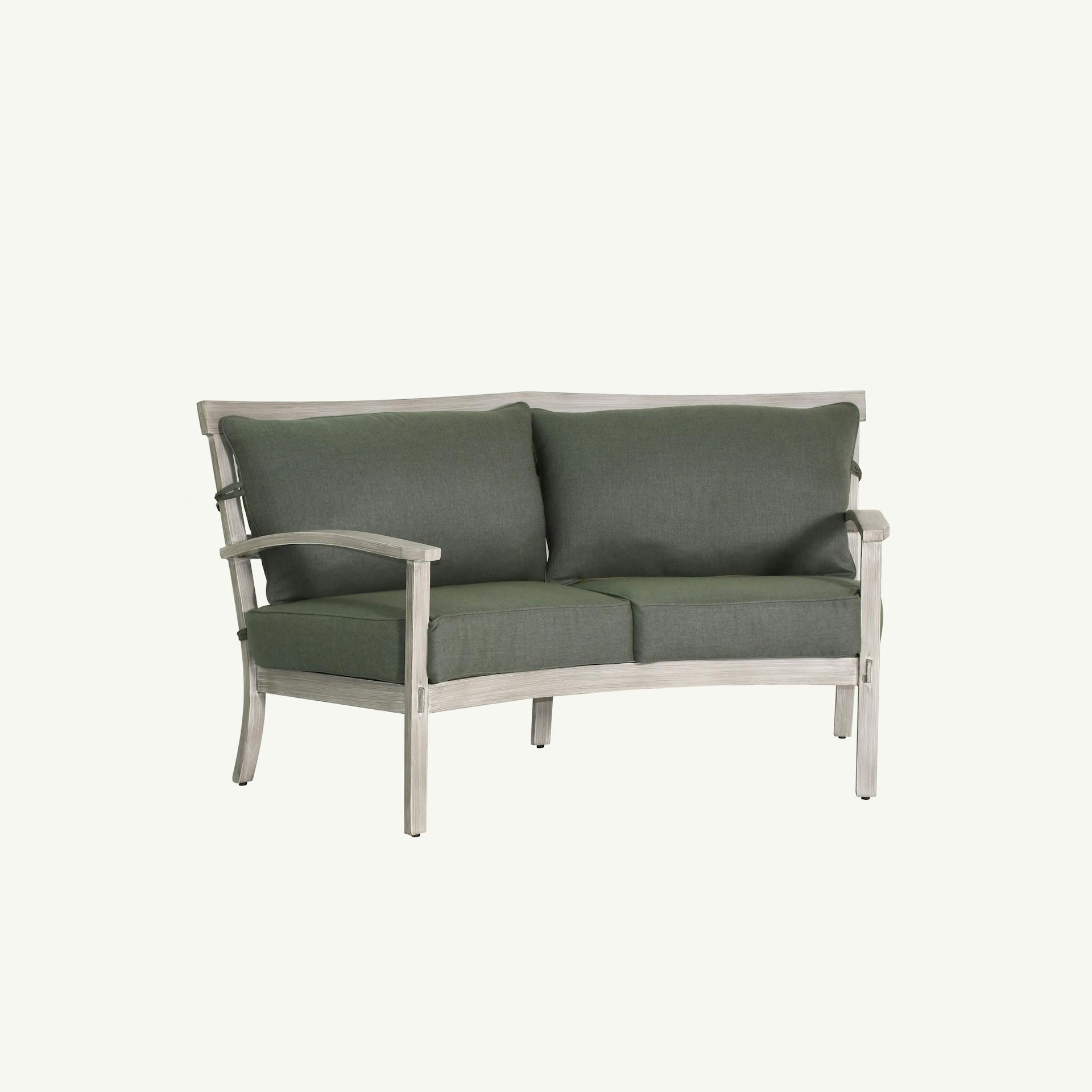 Antler Hill Cushioned Crescent Loveseat