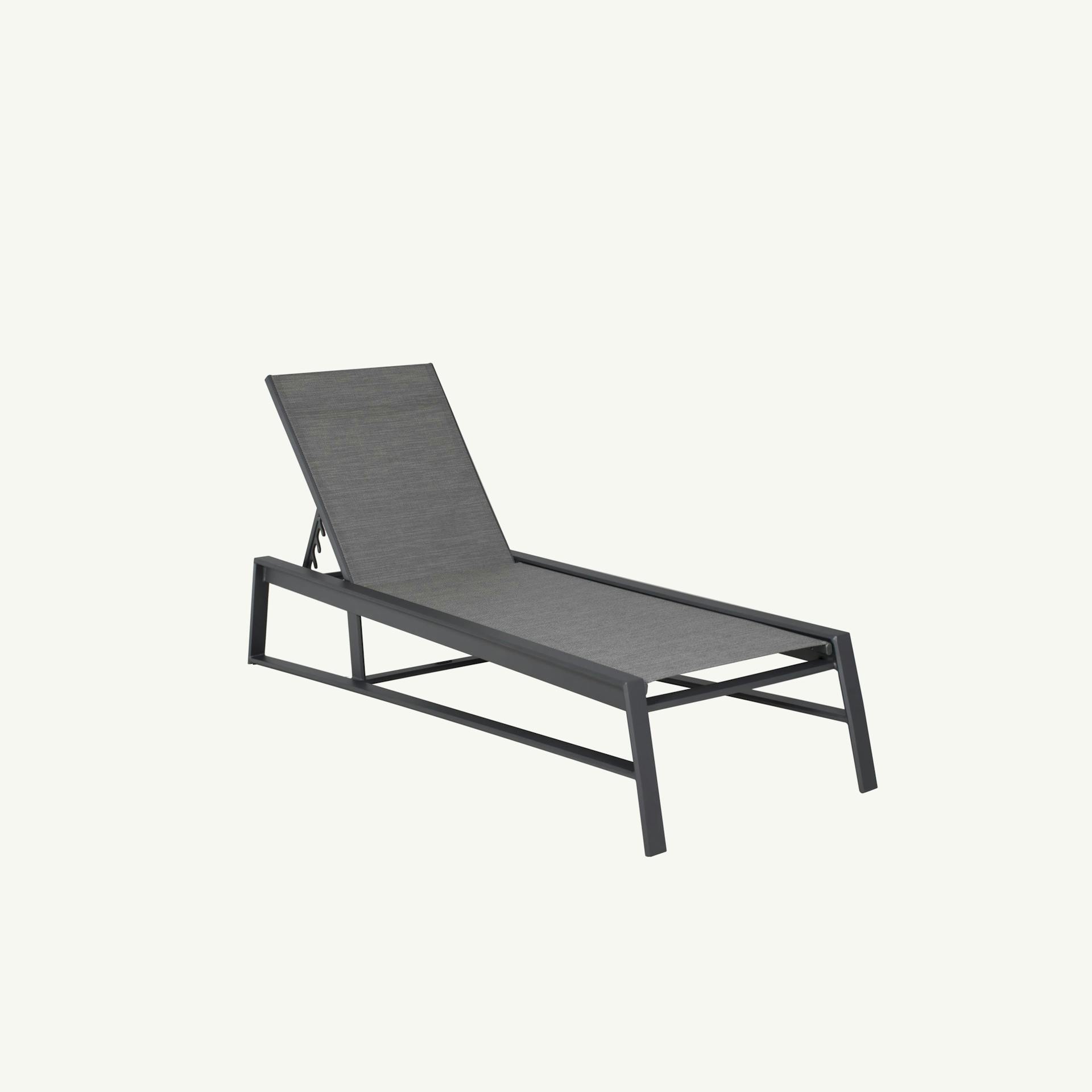 Prism Adjustable Sling Chaise Lounge