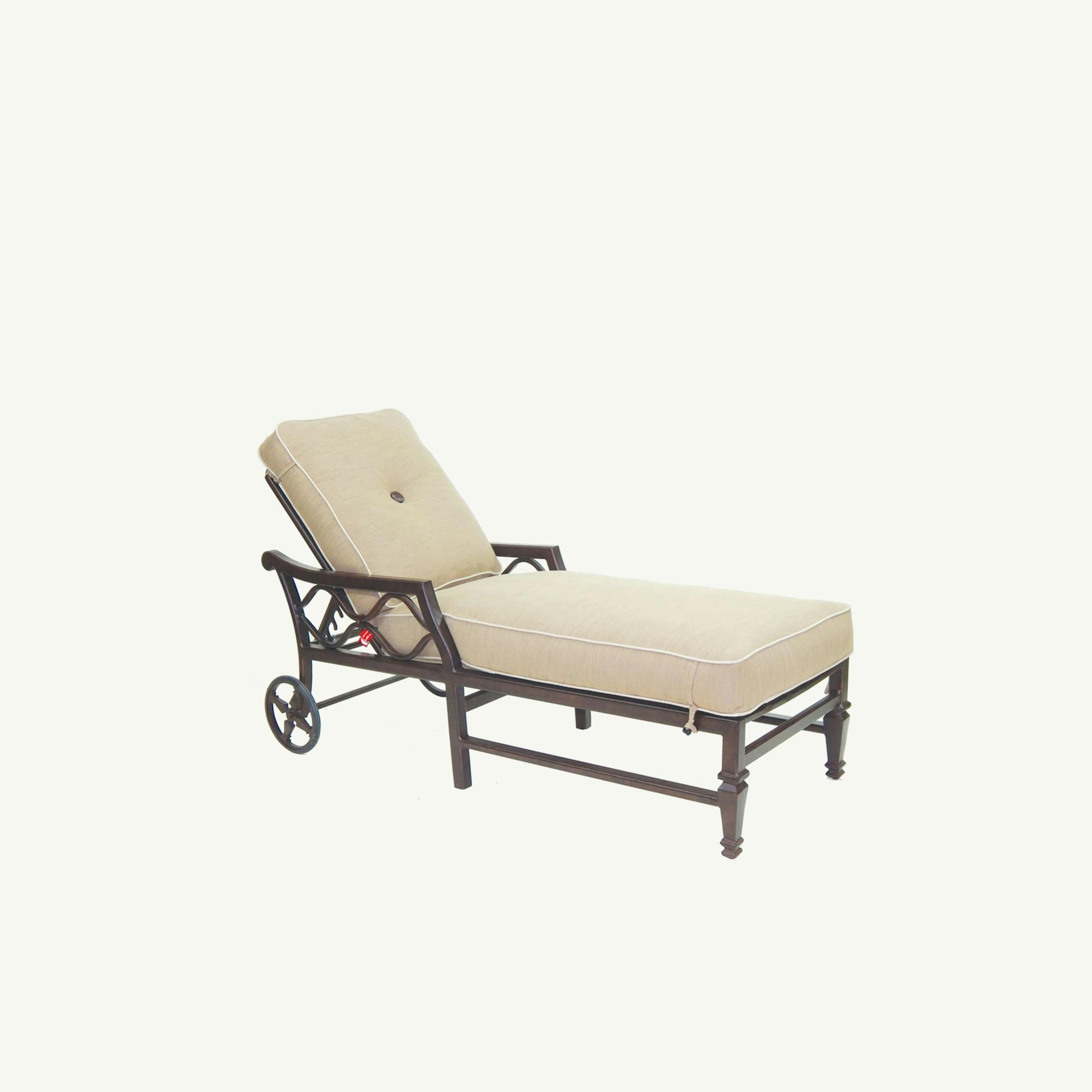 Villa Bianca Adjustable Cushioned Chaise Lounge