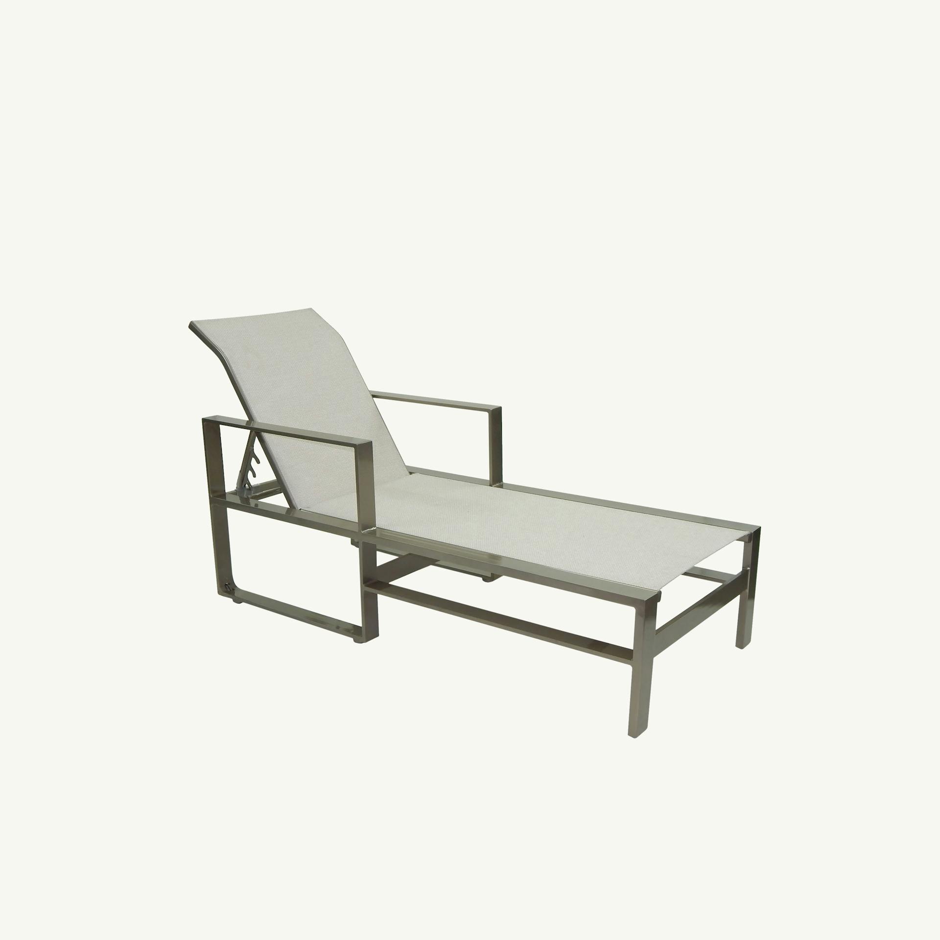 Park Place Adjustable Sling Chaise Lounge