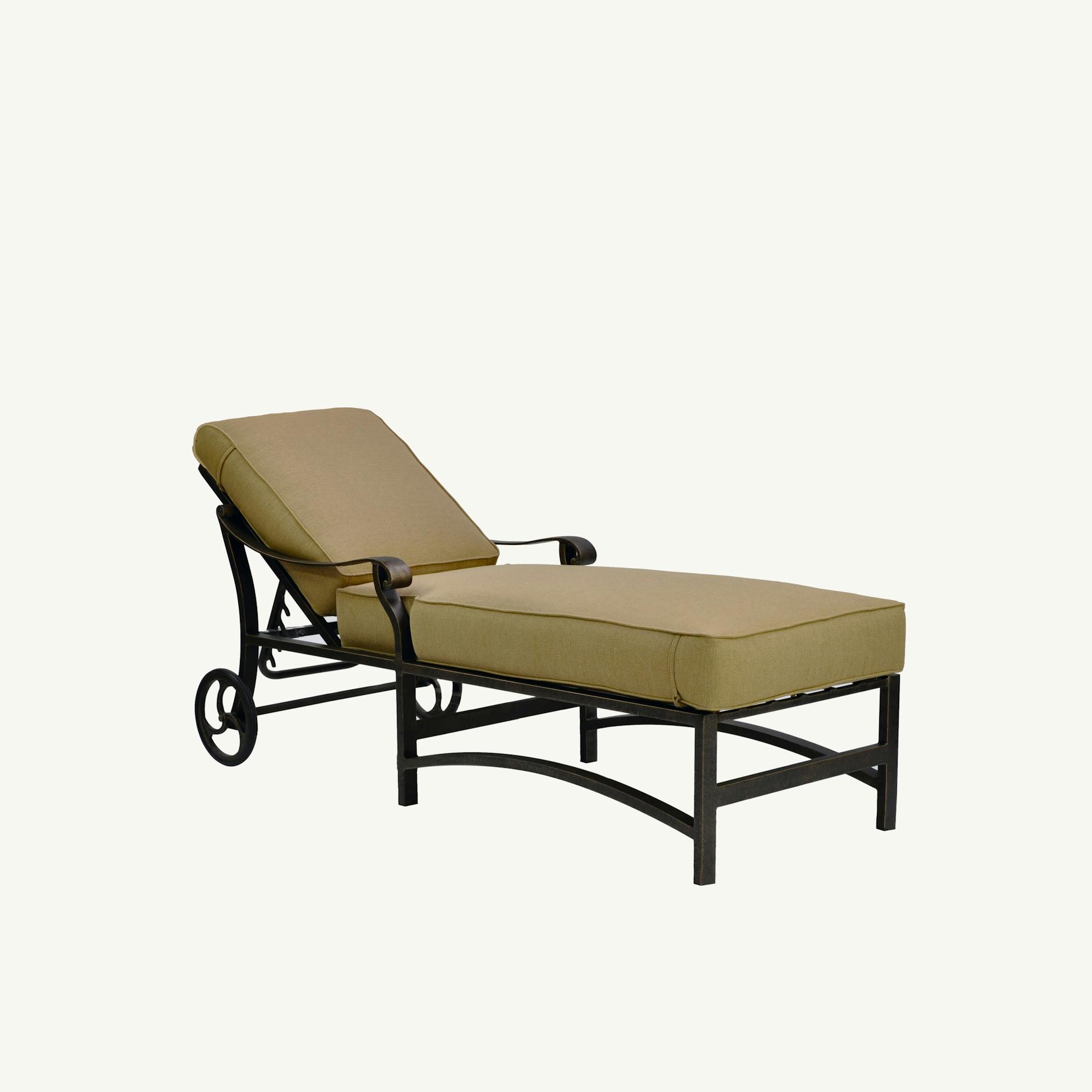 Madrid Adjustable Cushioned Chaise Lounge