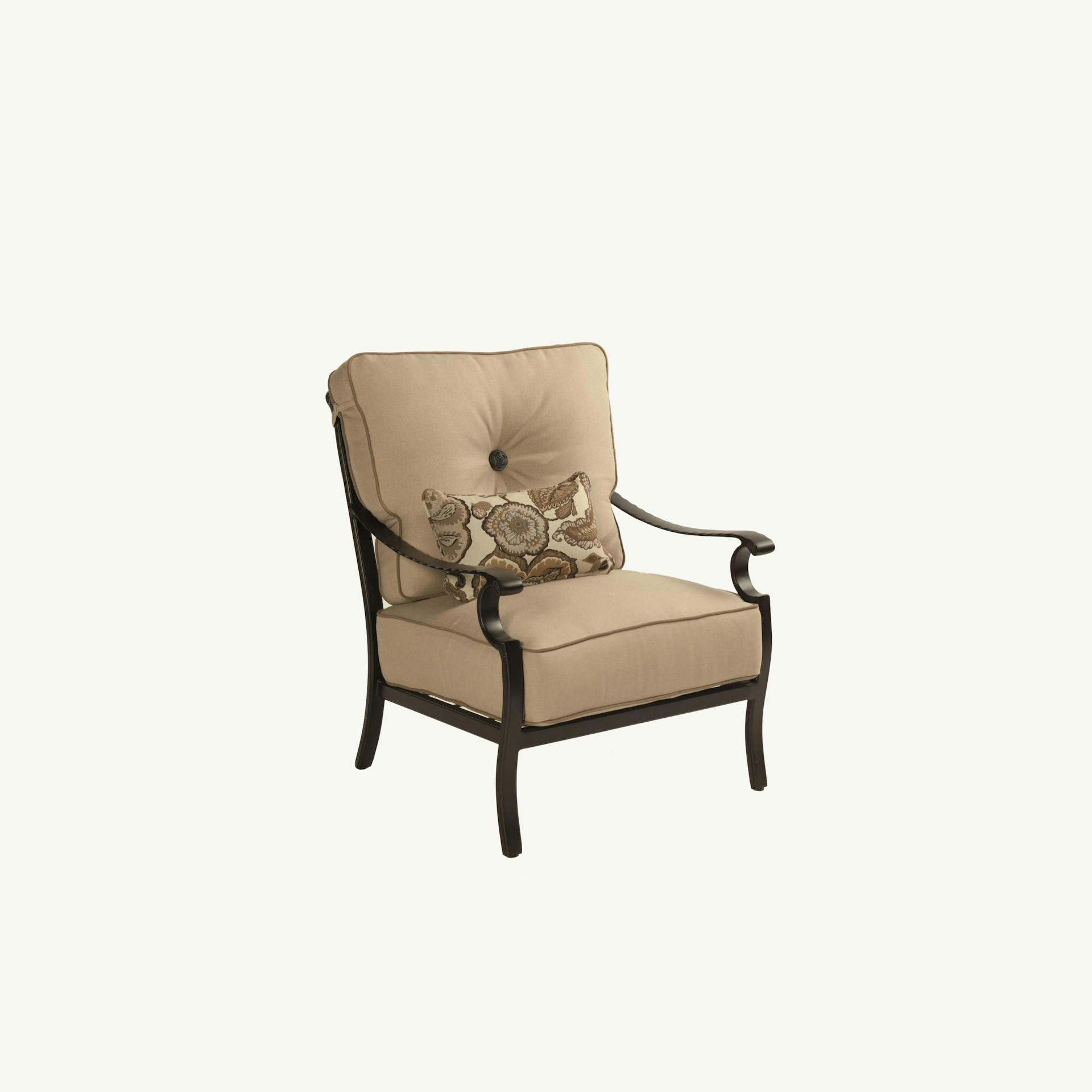 Monterey High Back Cushioned Lounge Chair