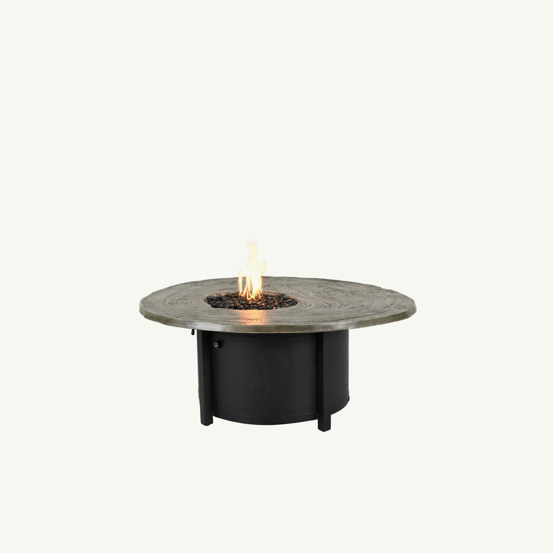 Nature´s Wood Round Firepit Coffee Table