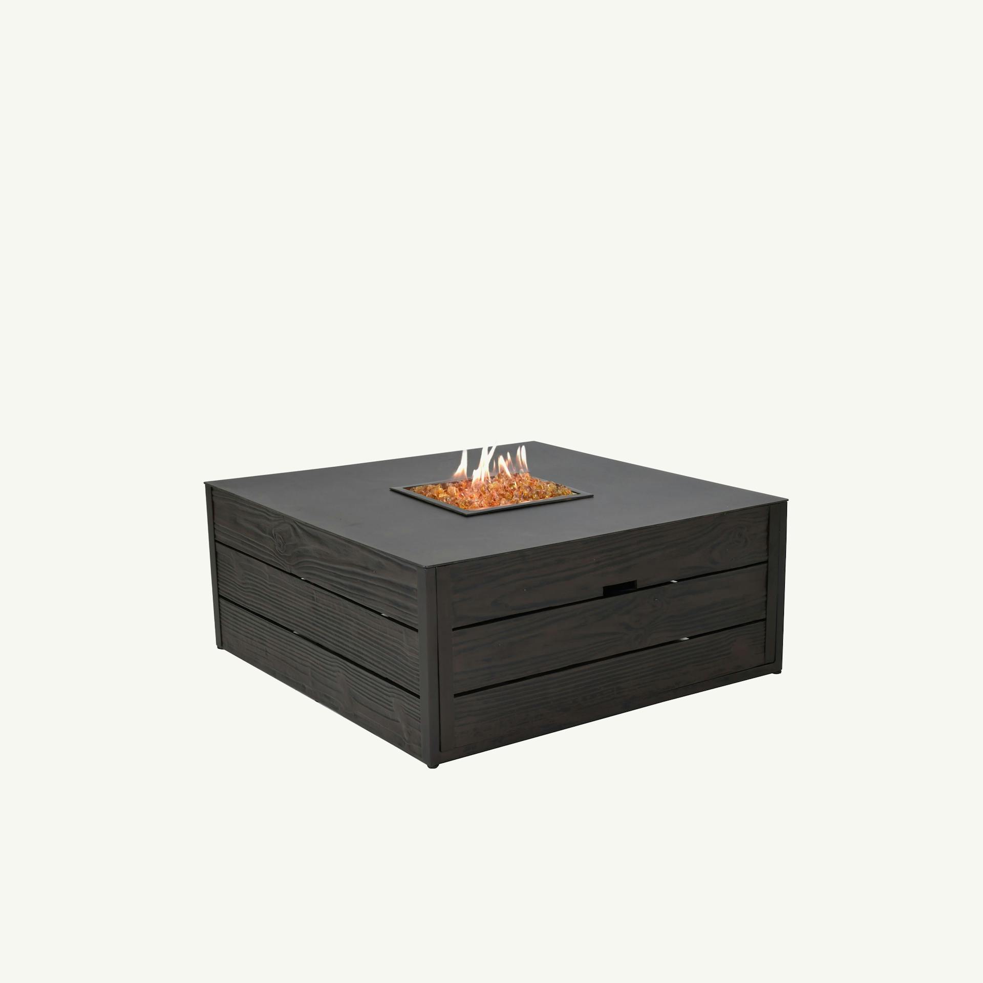 Nature´s Wood Square Firepit Coffee Table