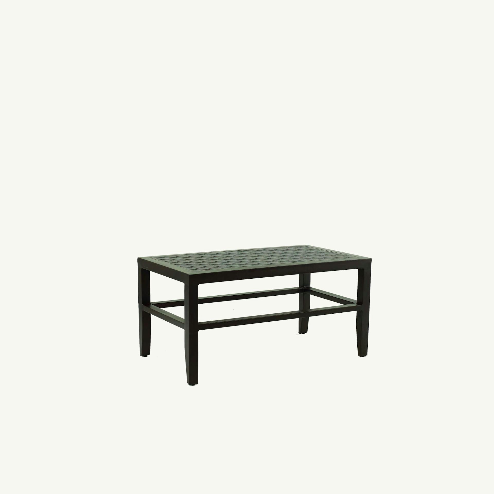Classical 34" X 18" Small Rectangular Coffee Table