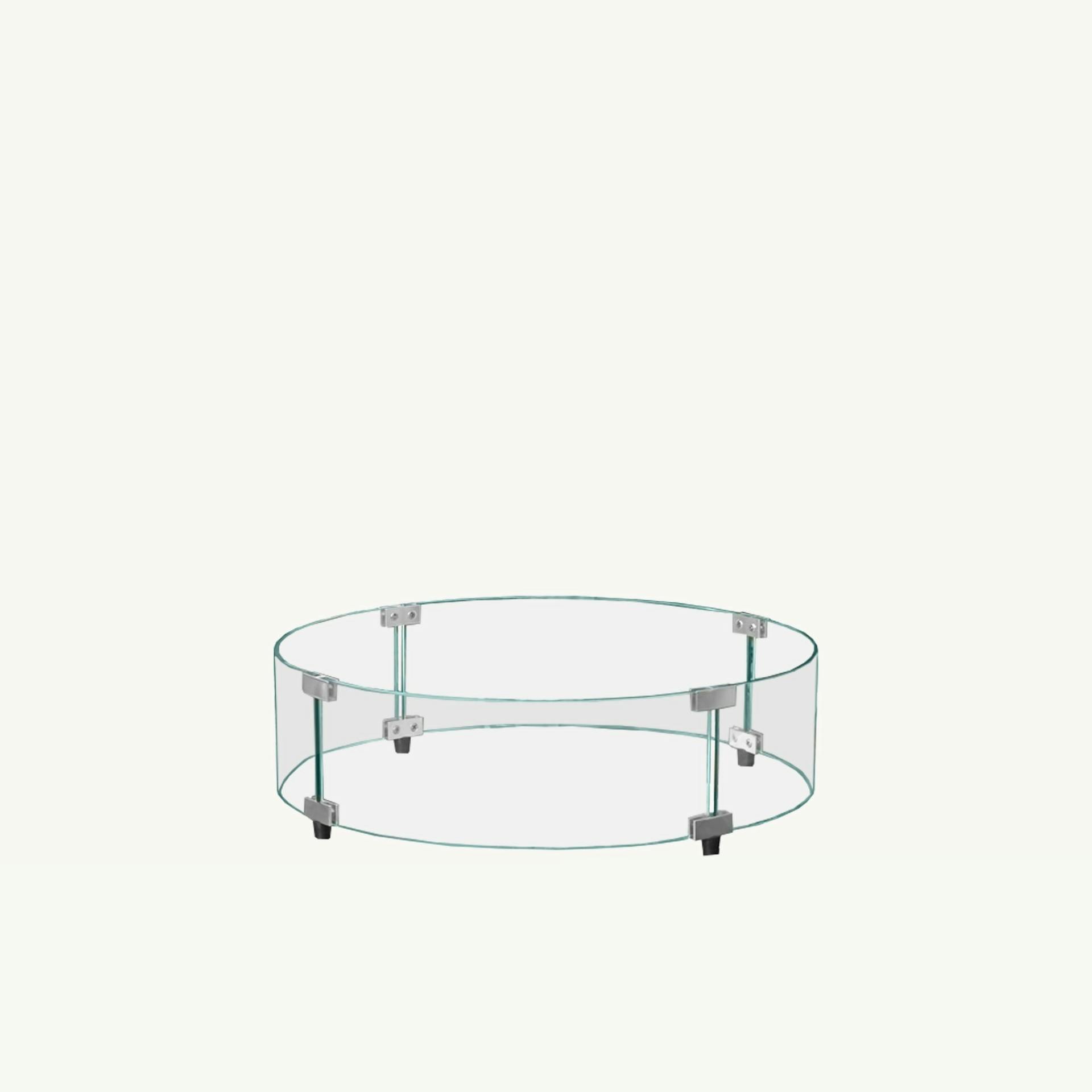 Wind Guards Round Glass Wind Guard For 48" Firepits